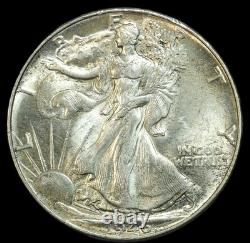 1946 50C Walking Liberty Half Dollar-Choice Gem Bu- SMH1094