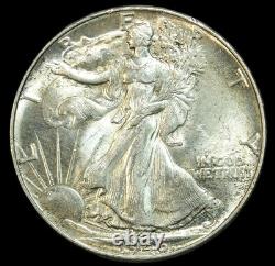 1946 50C Walking Liberty Half Dollar-Choice Gem Bu- SMH1094