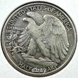 1946 50C Walking Liberty Half Dollar, DDR, DOUBLE DIE REVERSE (79134)
