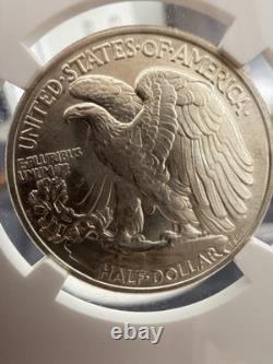1946 50C Walking Liberty Half Dollar MS66+? NGC 8705080-004 GEM? UNC
