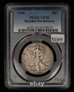 1946 50c Walking Liberty Silver Half Dollar DDR PCGS VF 30 SKU-X5849