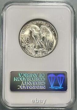 1946 50c Walking Liberty Silver Half Dollar NGC MS64 CAC Old Fatty Holder BU Gem