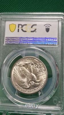 1946 D 50C Walking Liberty Half Dollar MS66 Great Toning