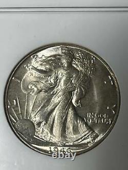 1946 D Half Dollars Liberty Walking NGC MS-64 Walking Liberty Half Dollar