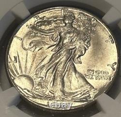 1946 D MS 64 Silver Walking Liberty Half Dollar NGC MS 64 Combined Shipping