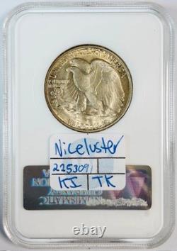 1946 D Walking Liberty Half Dollar NGC MS-64 Nice Luster