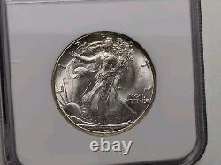 1946-D Walking Liberty Half Dollar NGC MS-65 Nevada Silver Collection