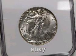 1946-D Walking Liberty Half Dollar NGC MS-65 Nevada Silver Collection