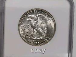 1946-D Walking Liberty Half Dollar NGC MS-65 Nevada Silver Collection