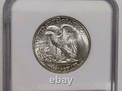 1946-D Walking Liberty Half Dollar NGC MS-65 Nevada Silver Collection