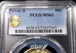 1946 D Walking Liberty Half Dollar PCGS MS65-SEE STORE WW2 MEDALS- PCGS COINS