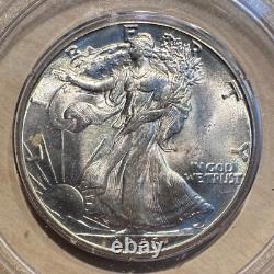 1946-D Walking Liberty Half Dollar Silver PCGS MS-65 Rattler OGH