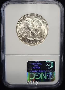 1946 D Walking Liberty Silver Half Dollar 50c NGC MS66 GEM+ White See Pics 1946 D Walking Liberty Silver Half Dollar 50c NGC MS66 GEM+ White See Pics