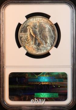 1946-D Walking Liberty Silver Half Dollar NGC MS65 Gorgeous GEM! PQ Luster