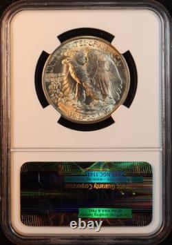 1946-D Walking Liberty Silver Half Dollar NGC MS65 Gorgeous GEM! PQ Luster
