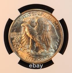 1946-D Walking Liberty Silver Half Dollar NGC MS65 Gorgeous GEM! PQ Luster