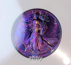 1946-P Walking Liberty Half Dollar MS67 Toning