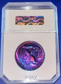 1946-P Walking Liberty Half Dollar MS67 Toning