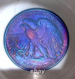 1946-P Walking Liberty Half Dollar MS67 Toning
