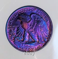 1946-P Walking Liberty Half Dollar MS67 Toning