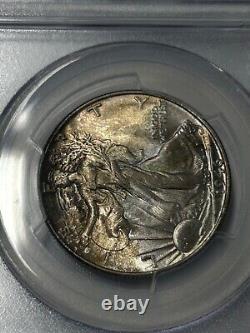 1946 P Walking Liberty Half Dollar PCGS MS66+ CAC Green Toned (PCGS Pop 120)