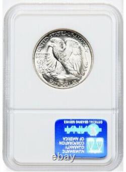 1946-S 50C NGC MS65 Walking Liberty Silver Half Dollar Hi Luster