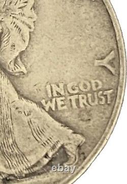 1946 US Silver Half Dollar Liberty Walking With Mint Punch Error Never Cleaned