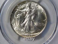 1946 Walking Liberty Silver Coin Half Dollar Gold Shield Pcgs Graded Ms65