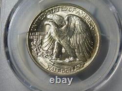 1946 Walking Liberty Silver Coin Half Dollar Gold Shield Pcgs Graded Ms65