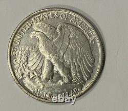 1946 Walking Liberty Silver Half Dollar Fs 801 Au+ Great Details F1034