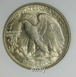 1946-d Walking Liberty Silver Half Dollar Anacs Ms 65 Collector Coin