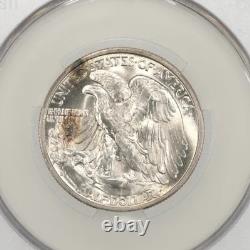 1946-s 50c Walking Liberty Cac Ms62 Freshly Graded