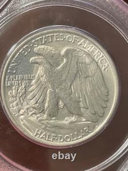 1947 50¢ Walking Liberty Half Dollar MS64 PCGS RATTLER holder -Free Shipping
