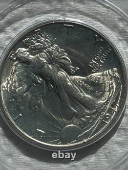 1947 50¢ Walking Liberty Half Dollar MS64 PCGS RATTLER holder -Free Shipping