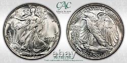 1947 50c MS64 CACG WALKING LIBERTY HALF DOLLAR