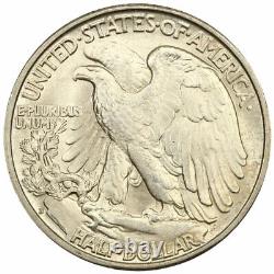 1947-D 50C PCGS Rattler MS64 Walking Liberty Silver Half Dollar 147415