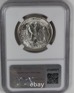 1947-D Walking Liberty Half Dollar NGC MS65 Blazing White