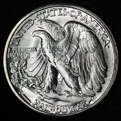 1947-D Walking Liberty Silver Half Dollar GEM BU UNCIRCULATED MS E359 UVFT