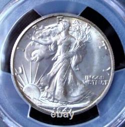 1947-D Walking Liberty Silver Half Dollar PCGS MS 66 Gold Shield
