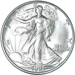 1947 Walking Liberty Half Dollar 90% Silver BU US Coin See Pics R772