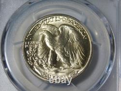 1947-d Walking Liberty Silver Coin Half Dollar Gold Shield Pcgs Graded Ms66
