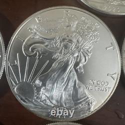 1992 Walking Liberty/Eagle 1 oz Silver Dollars Lot of 9