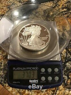 1996 One Pound Silver Eagle Limited Edition Commemorative. 999 Fine Silver