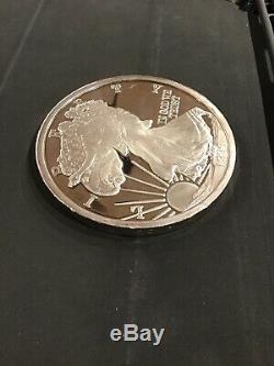 1996 One Pound Silver Eagle Limited Edition Commemorative. 999 Fine Silver