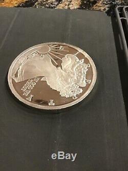 1996 One Pound Silver Eagle Limited Edition Commemorative. 999 Fine Silver