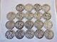19 Walking Liberty Half Dollar Coins 90% Silver $9.50 Face In Cull Condition