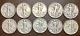 1/2 Roll 90% Silver Walking Liberty Half Dollars 10 Coins Circulated 1935-42