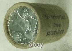 1 Silver Half Dollar Roll Franklin Walking Liberty Barber 90% BU D Franklin Ends