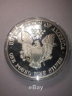 1 Troy Pound (12 Troy Oz). 999 Fine Silver 1998 Walking Liberty Serial # 1778