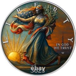 1 oz Silver Coin 2025 US Eagle Walking Liberty Year 3025 Edition Mintage 500